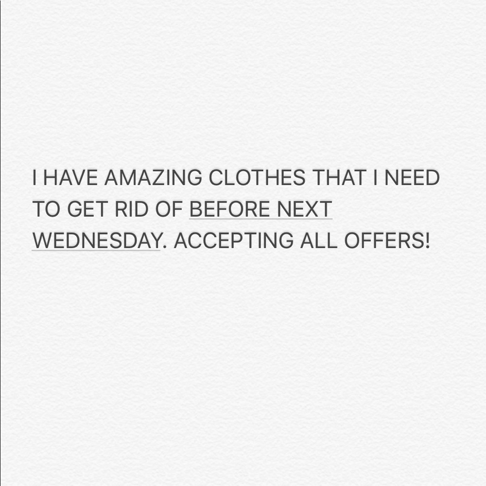 Submit your offers!